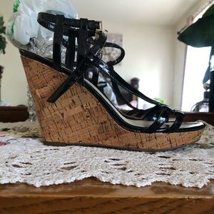 Jessica Simpson Black Wedges